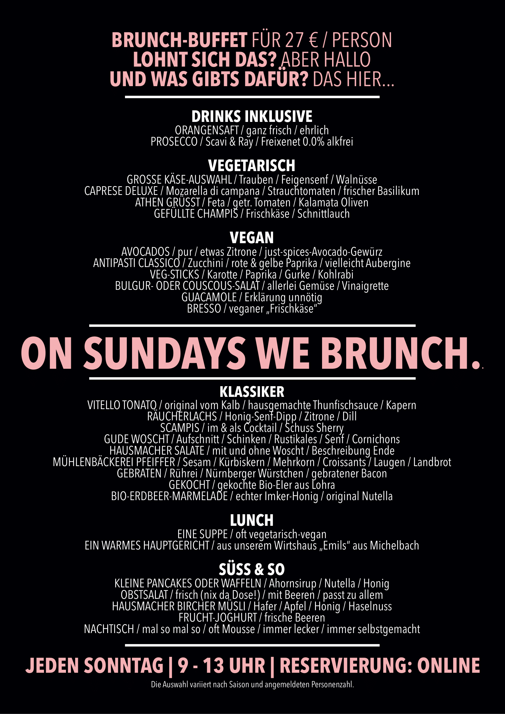 Brunch-infos